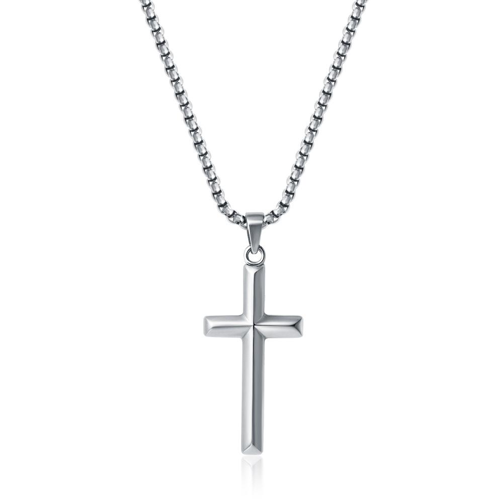 Polished full gloss oil pressure cross steel color