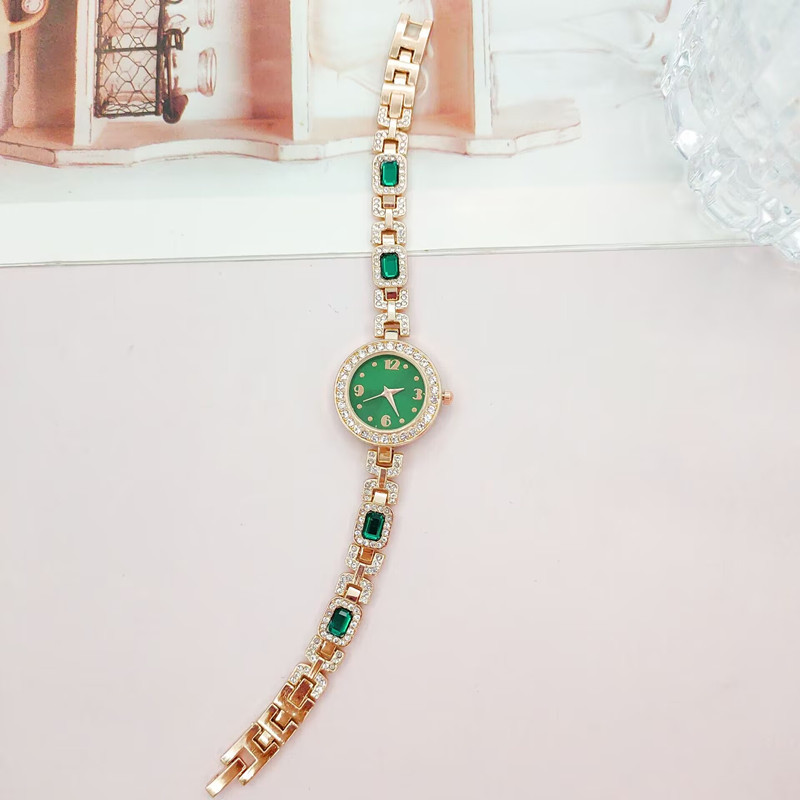 Rose gold green