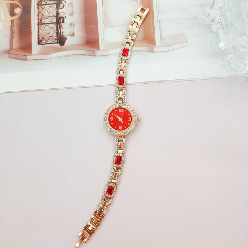 Rose gold red