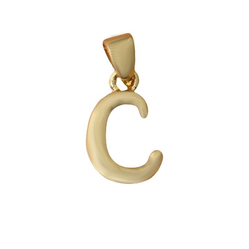 English letter-c (single pendant)