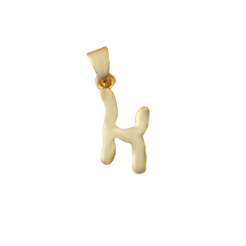 English letter-h (single pendant)