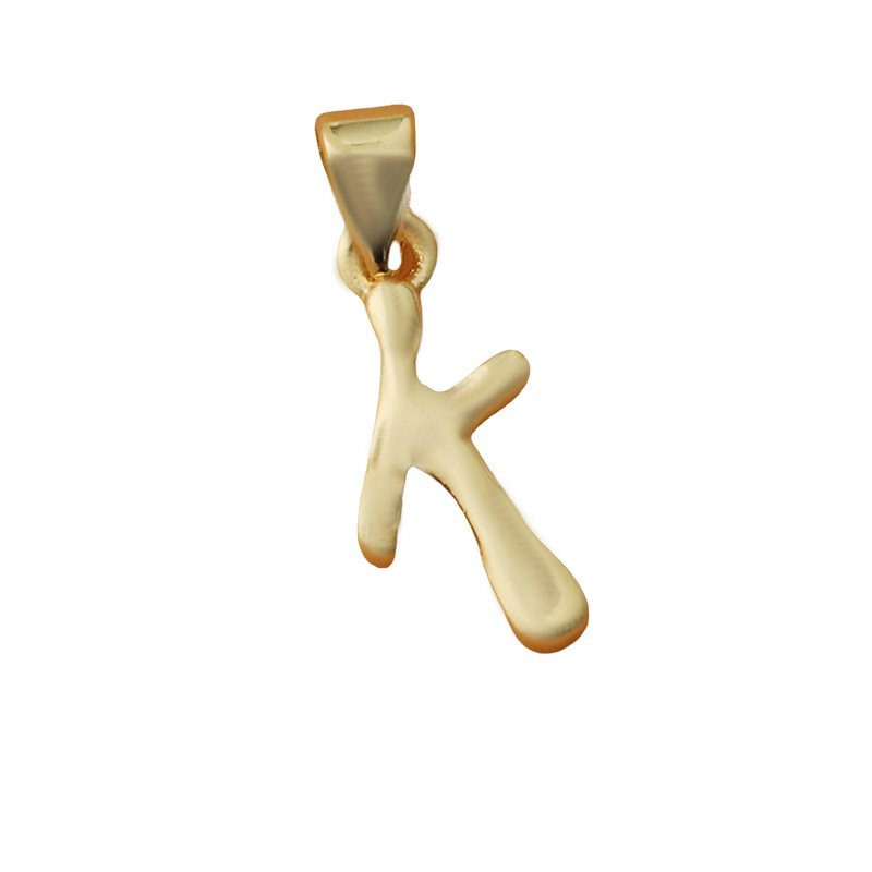 English letter-k (single pendant)
