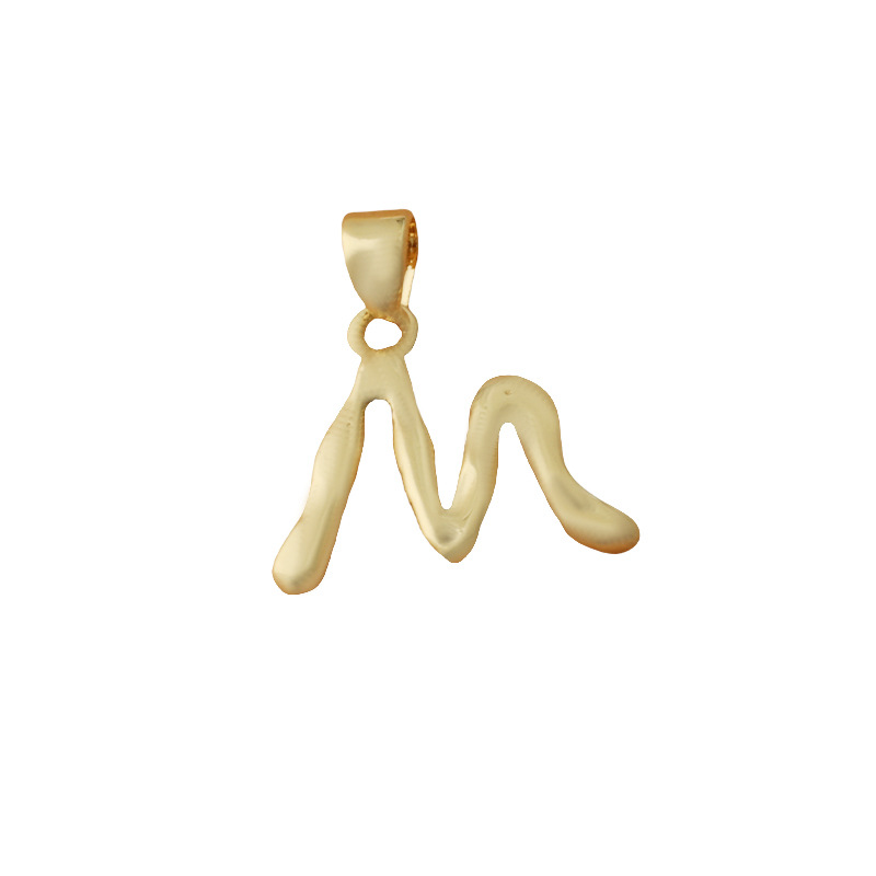 English letter-m (single pendant)