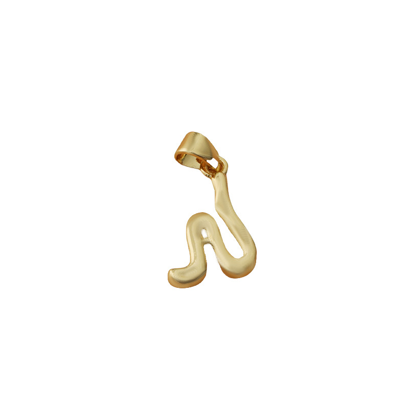 English letter-n (single pendant)