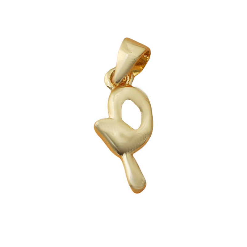 English letter-p (single pendant)