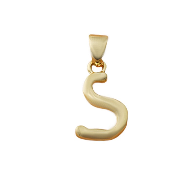 English letter-s (single pendant)