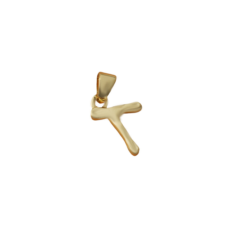 English letter-t (single pendant)