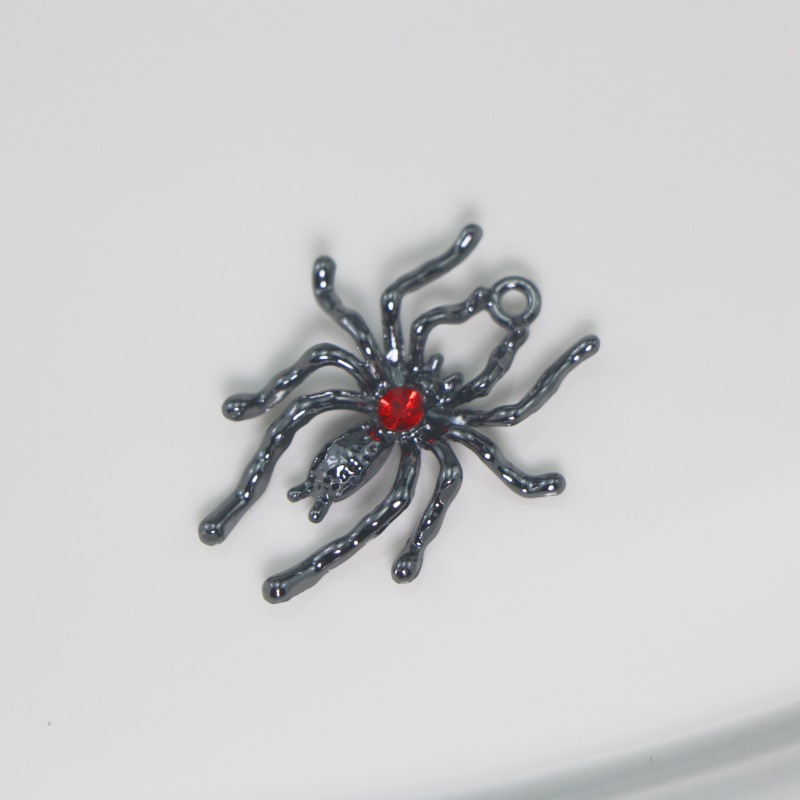 Gun black red diamond