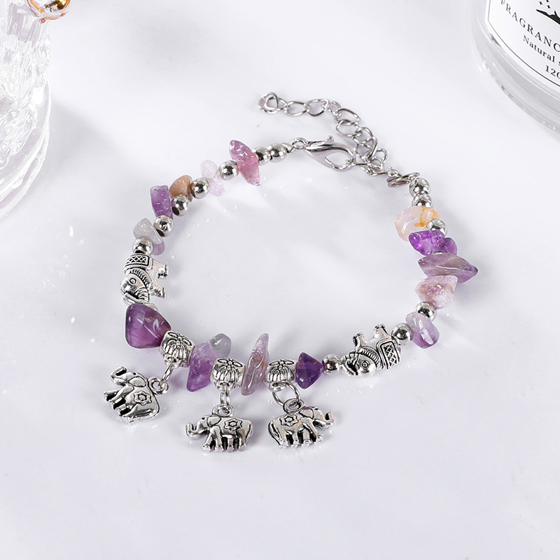 Purple Butterfly Bracelet