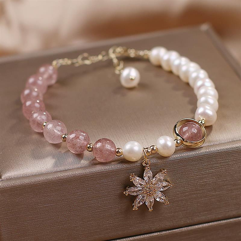 Rose Red Pearl strawberry Crystal Daisy