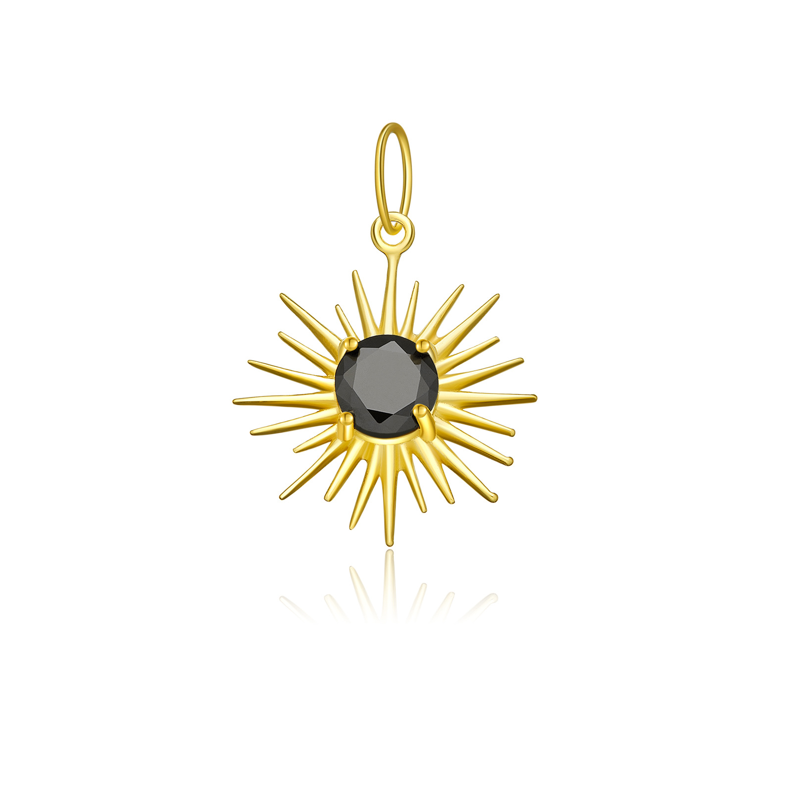 18K Gold-Sun