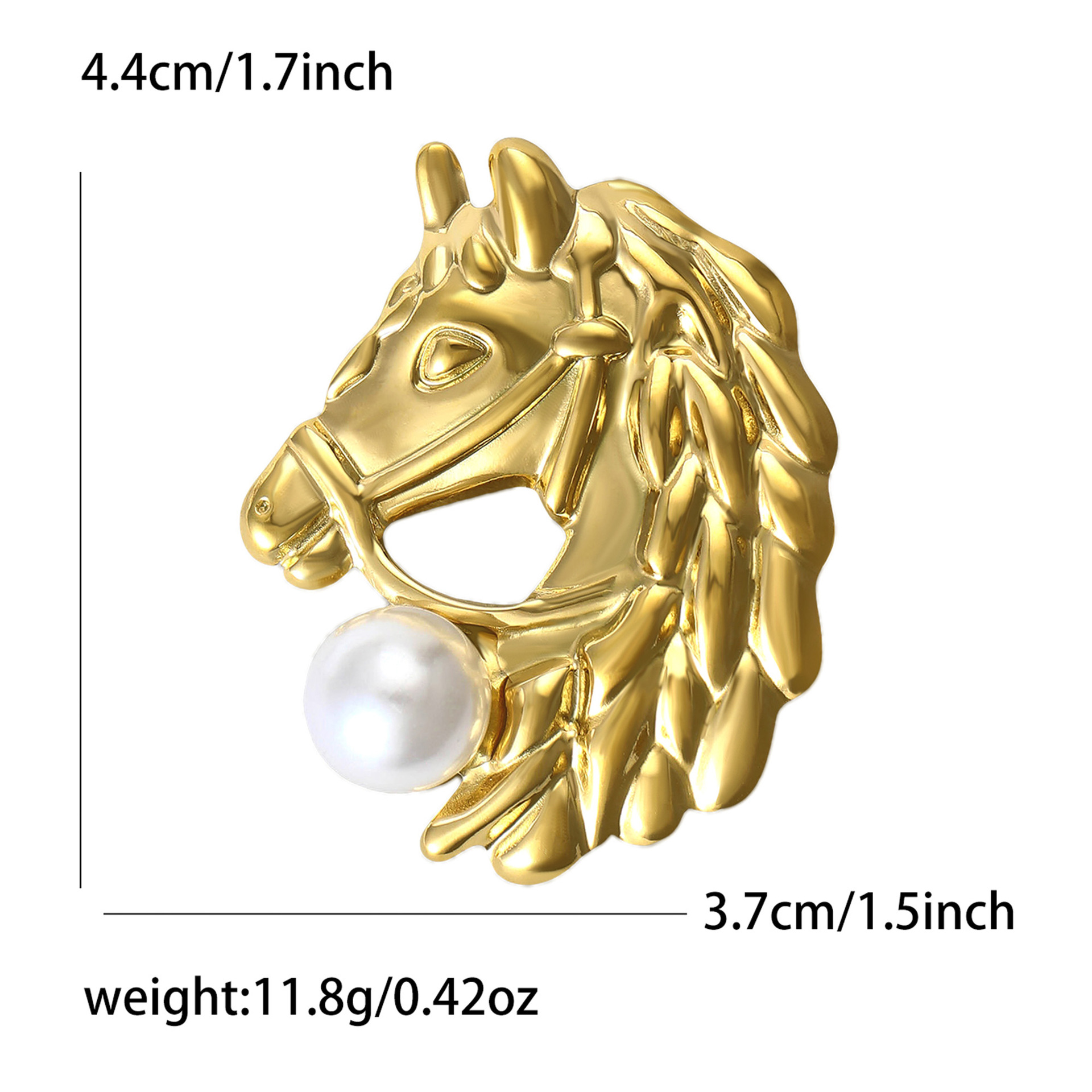 Stainless steel-gold--5129-gd