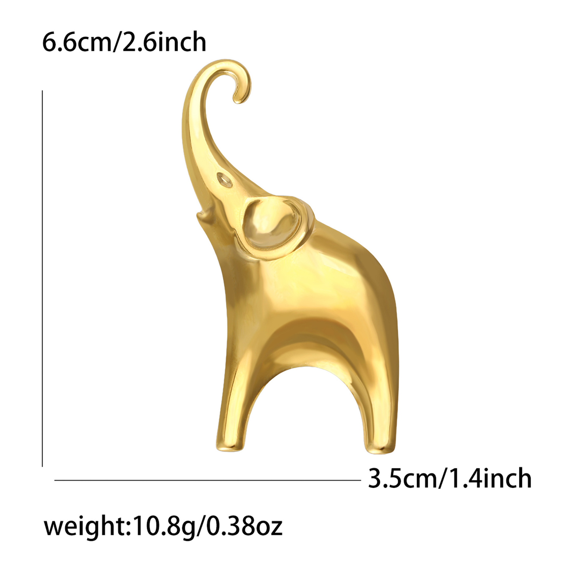 Stainless steel-gold--5073-gd