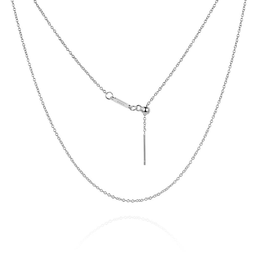 Platinum necklace 45cm