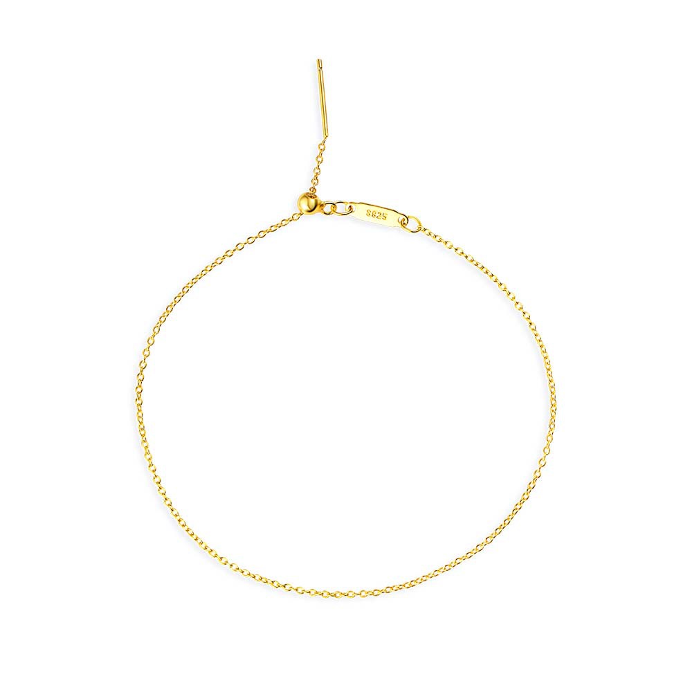 18K gold bracelet 18cm