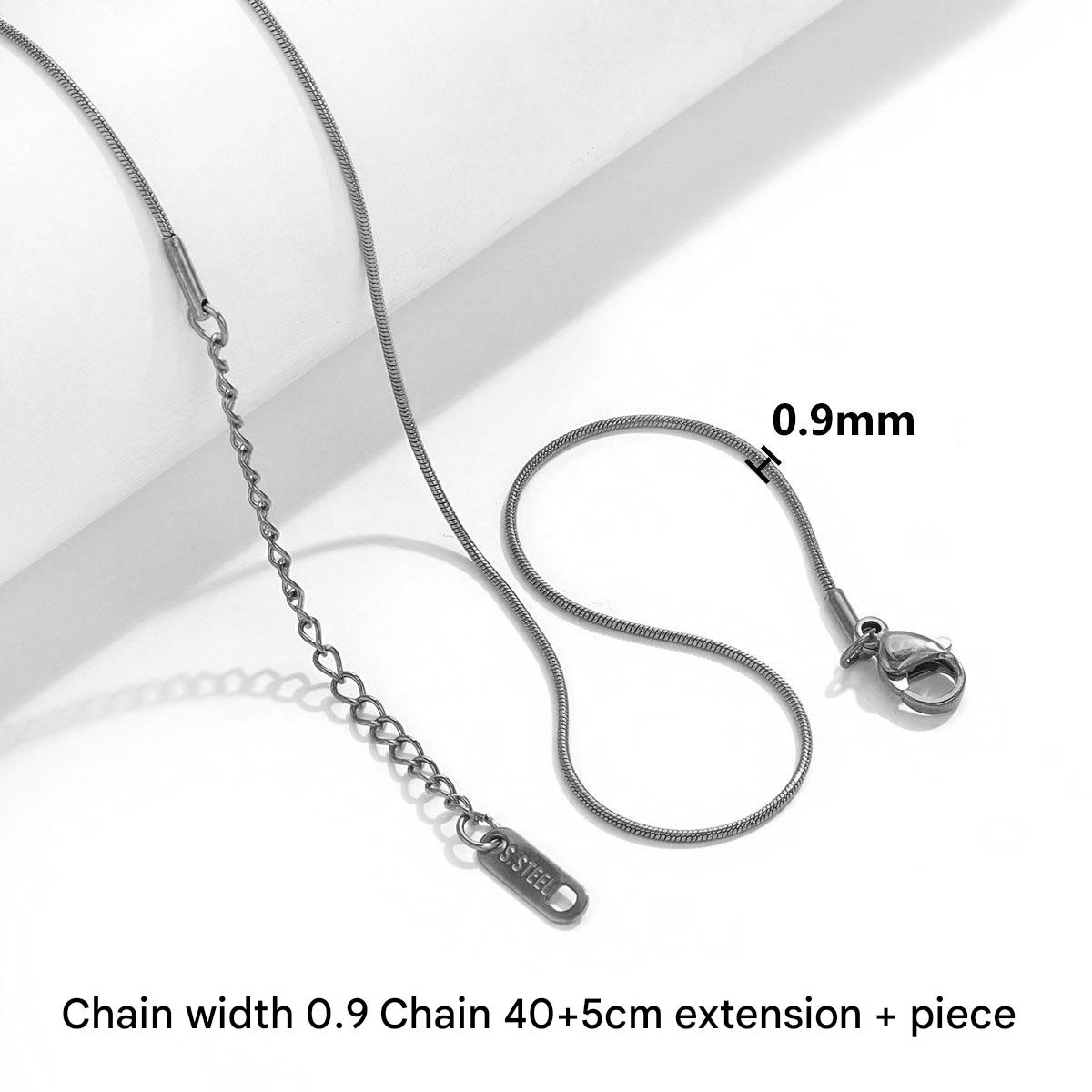 09 round snake-steel color