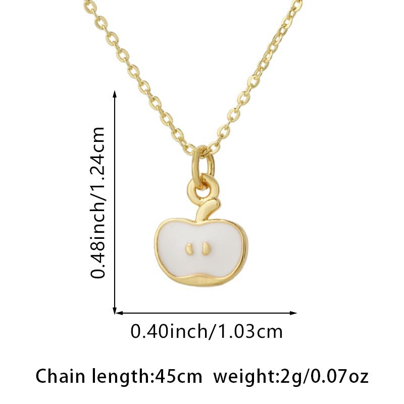 White apple pendant only