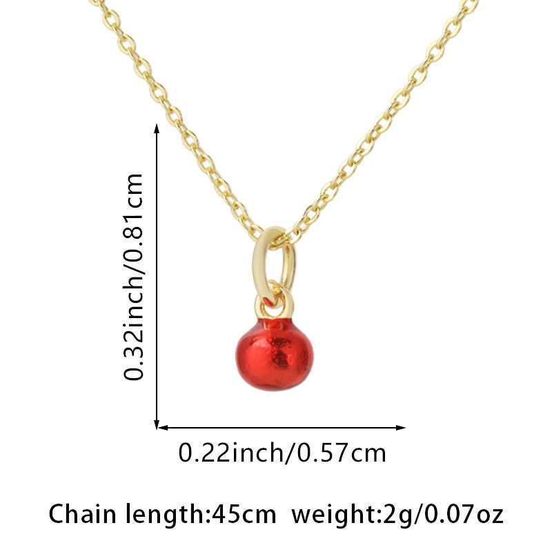 Red apple pendant only