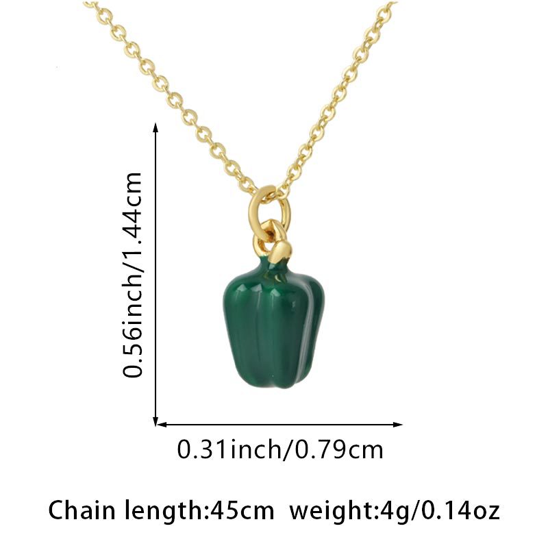 Sweet pepper (green) pendant only