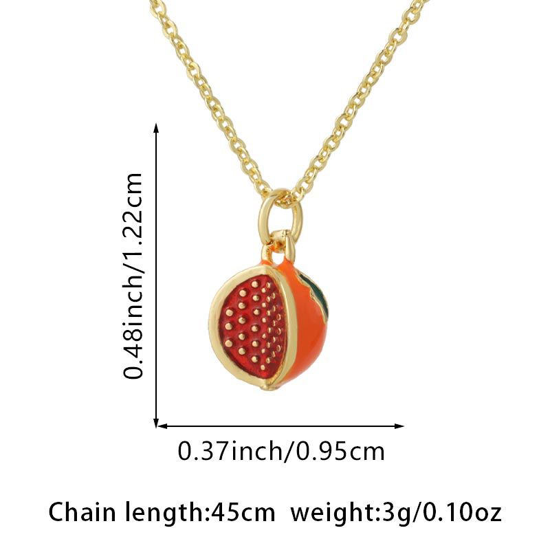 Pomegranate seeds pendant only