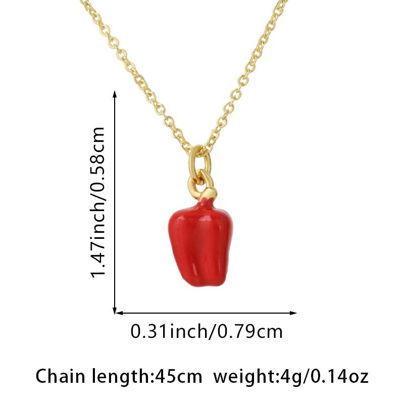 Sweet pepper (red) pendant only