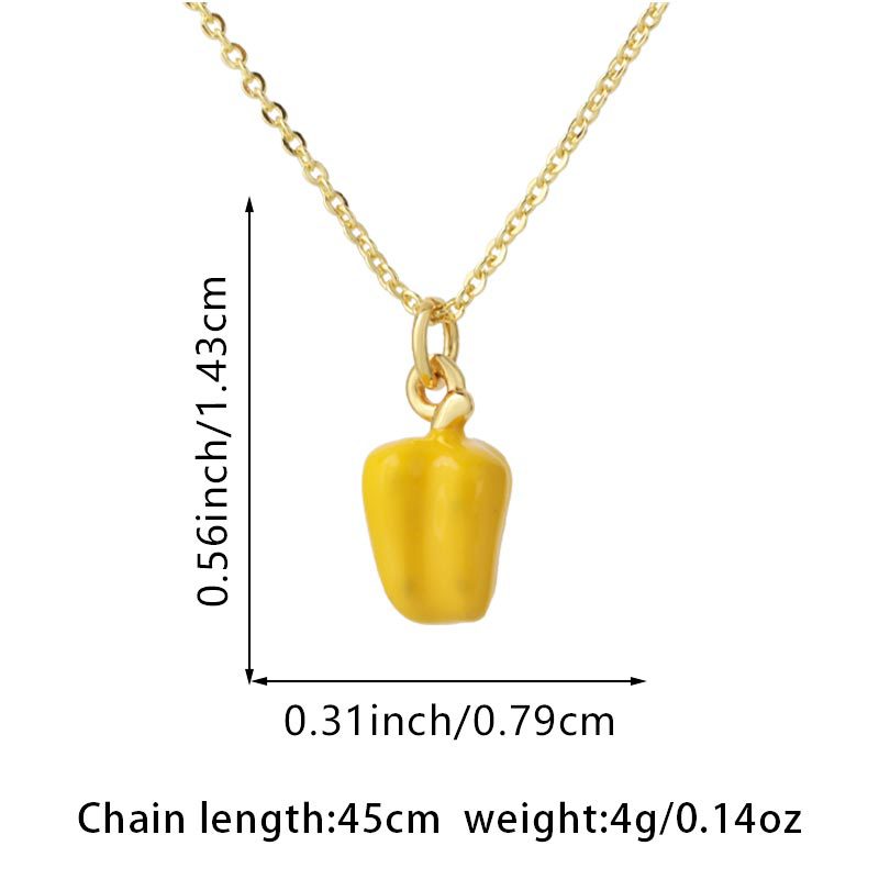 Sweet pepper (yellow) pendant only