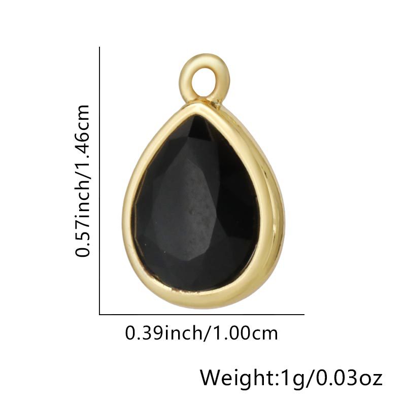 Water drops-black