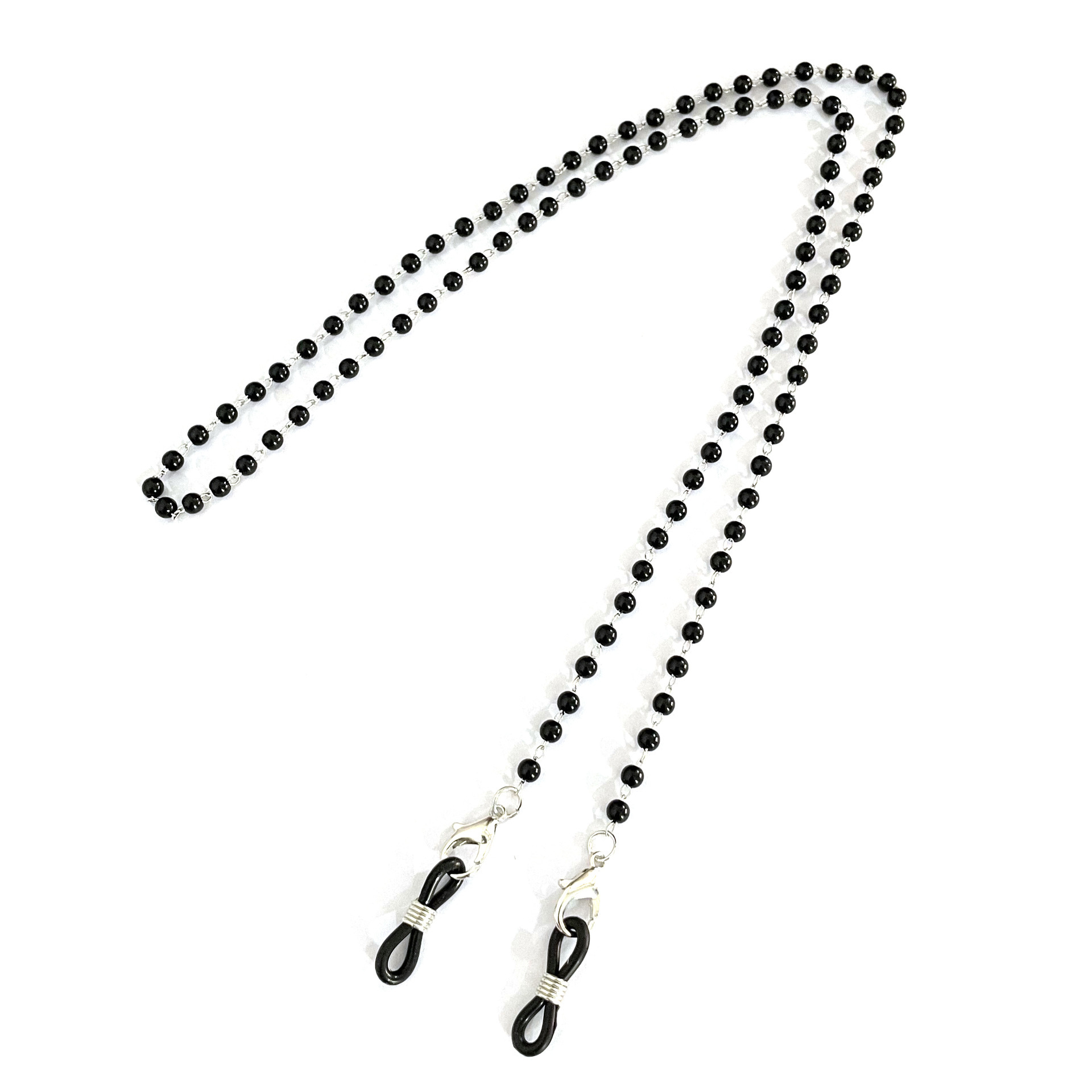 Black Pearl silver Chain