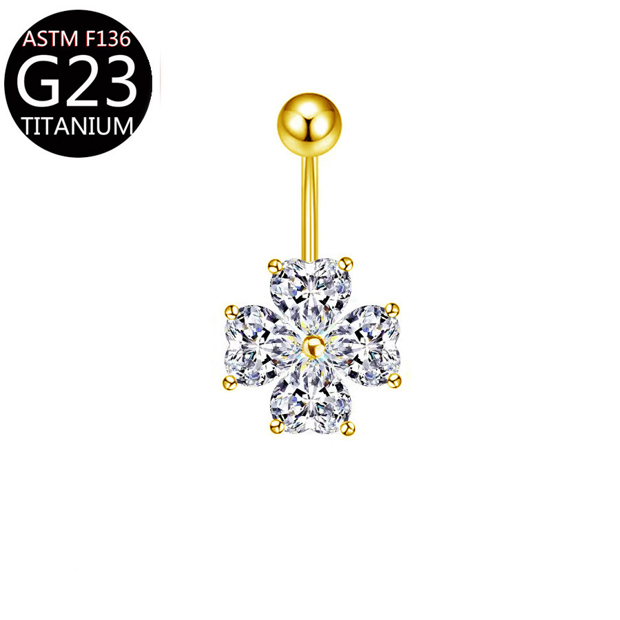 5#Gold-white zirconium