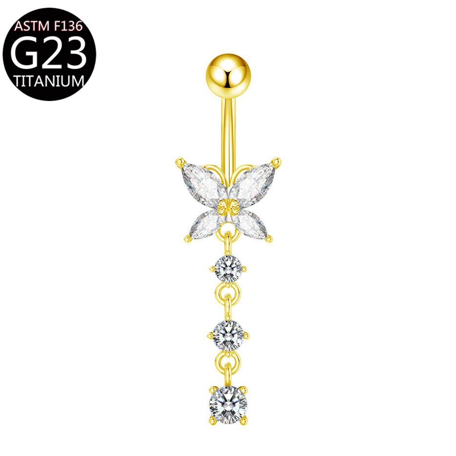 18#Gold-white zirconium