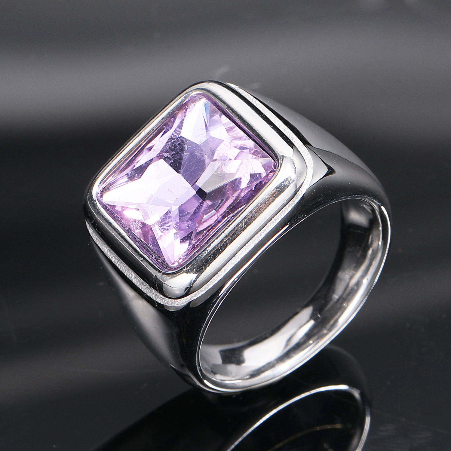 Steel purple gem