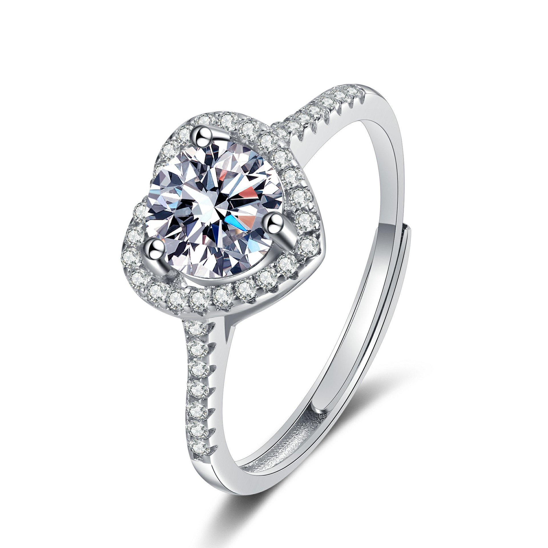 Love ring (white diamond)