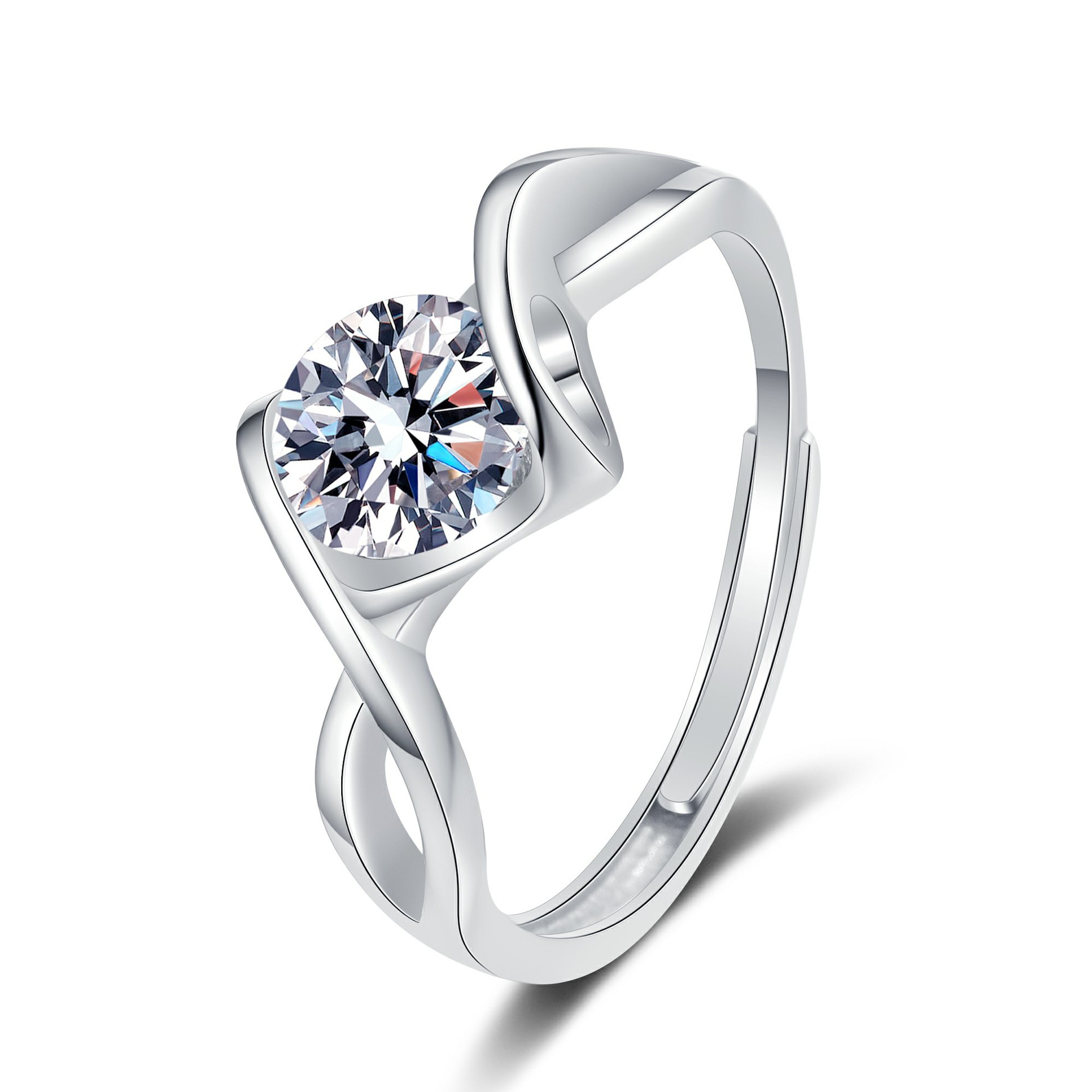 Angel Kiss Ring (White Diamond)