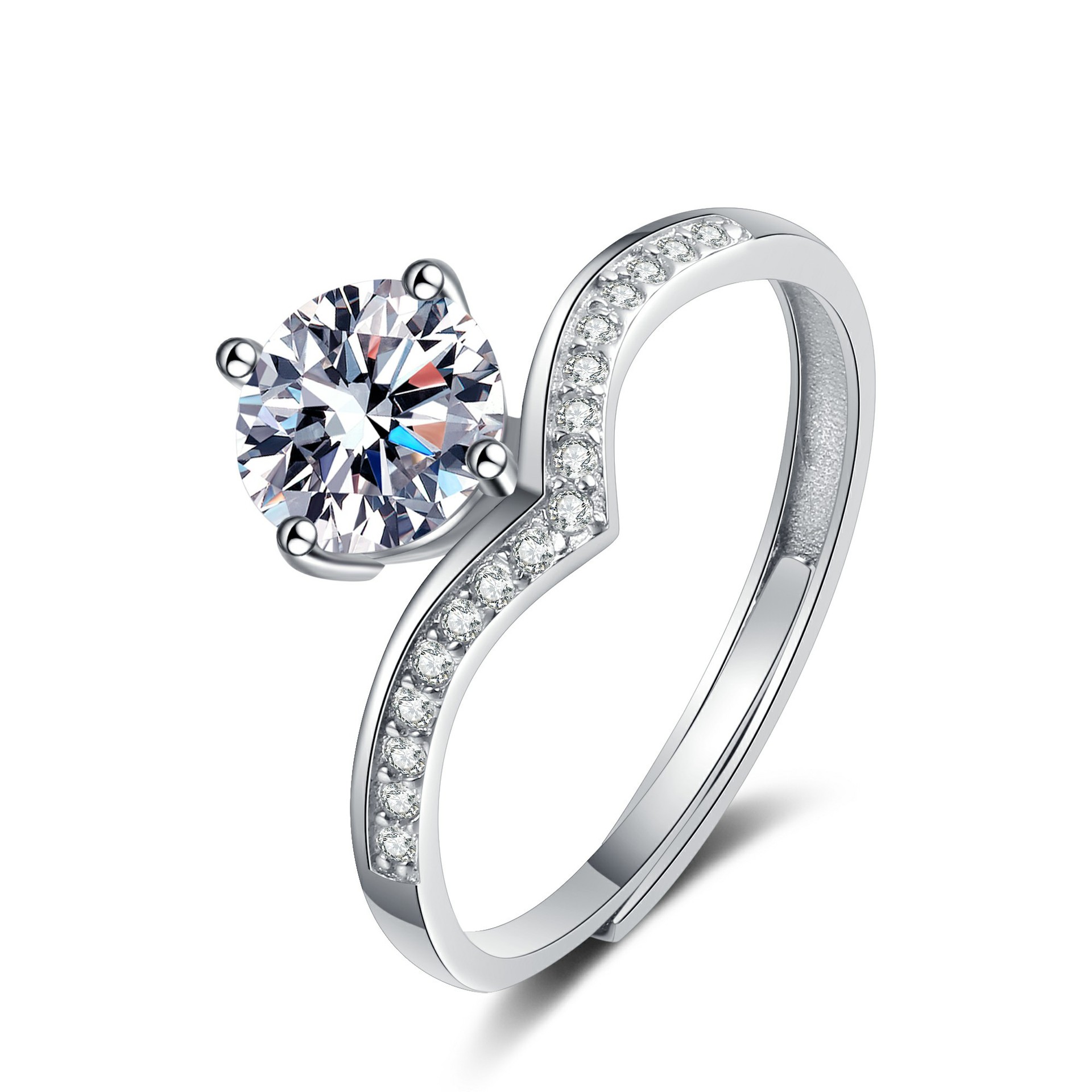 Princess Ring (White Diamond)