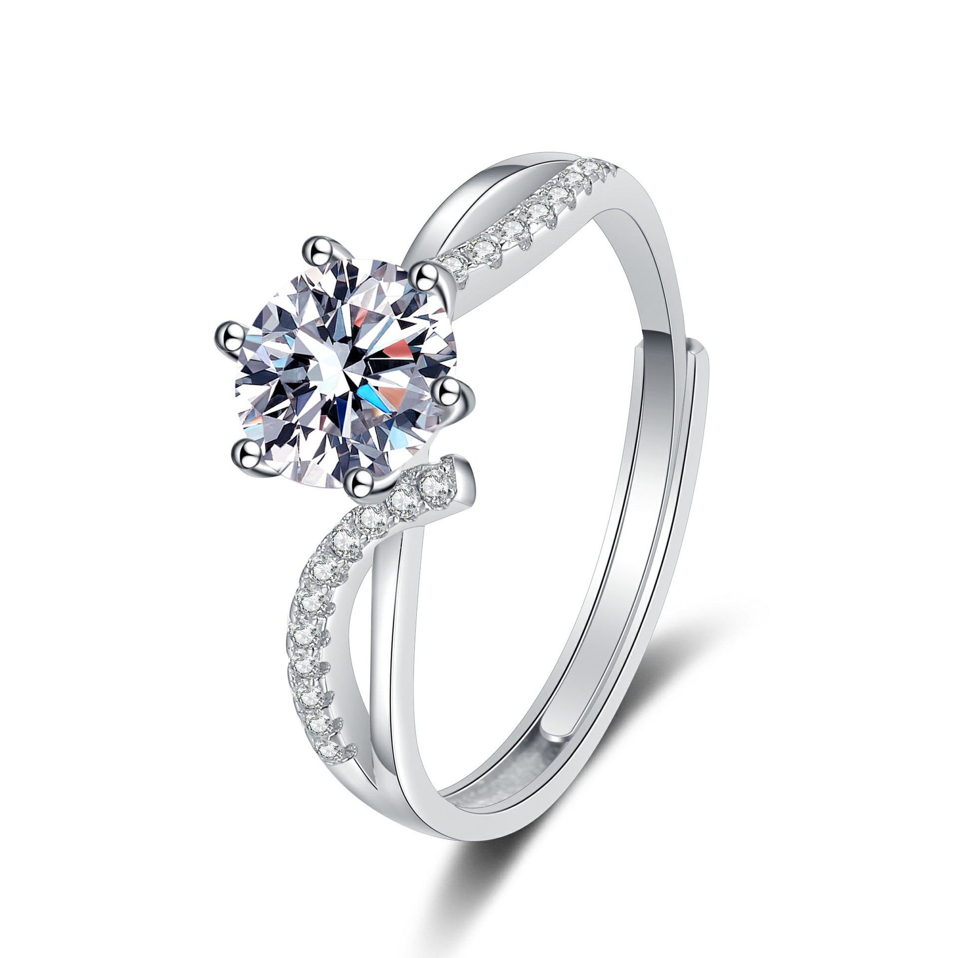 Liu Shishi with ring (white diamond)