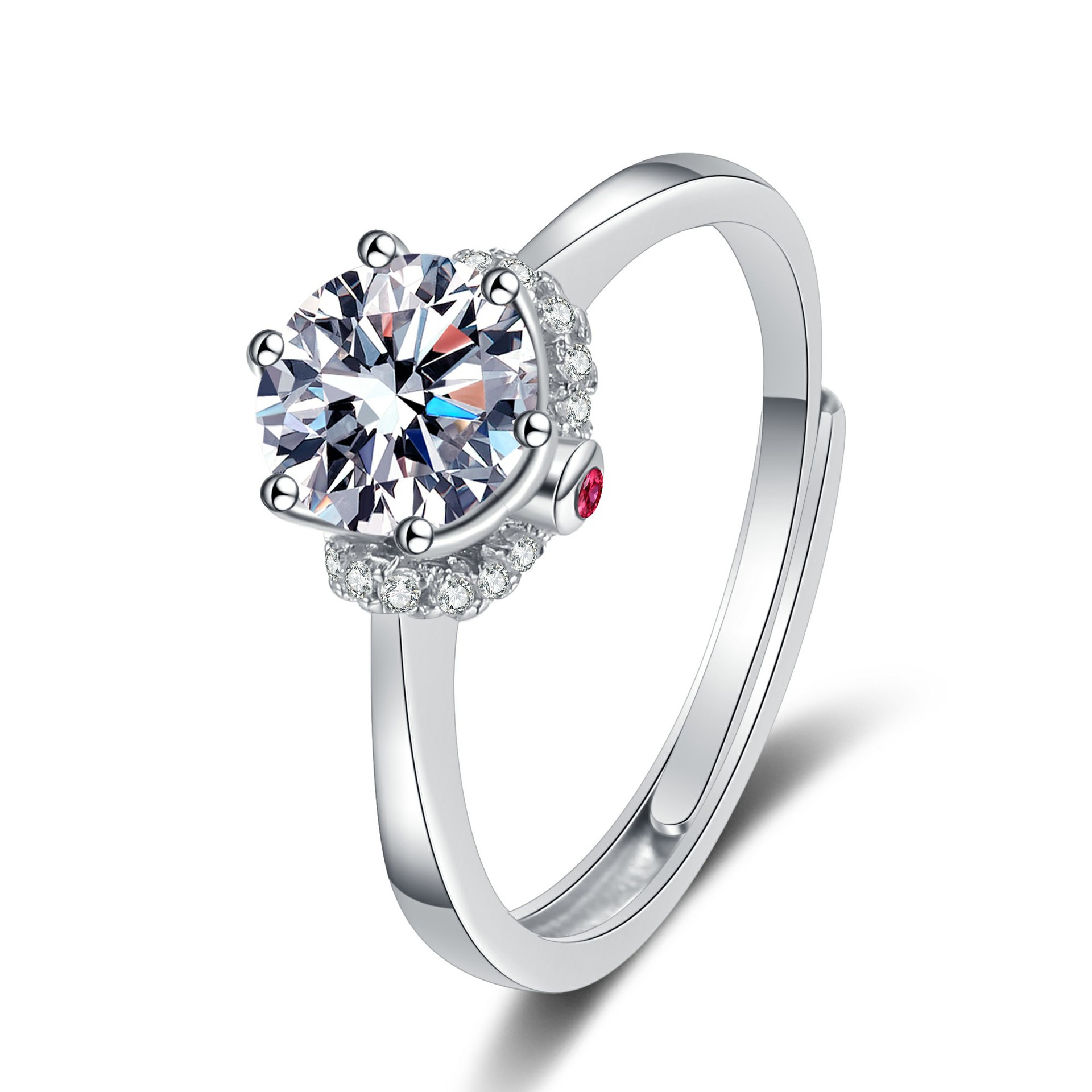 Coronation Ring for Love (White Diamond)
