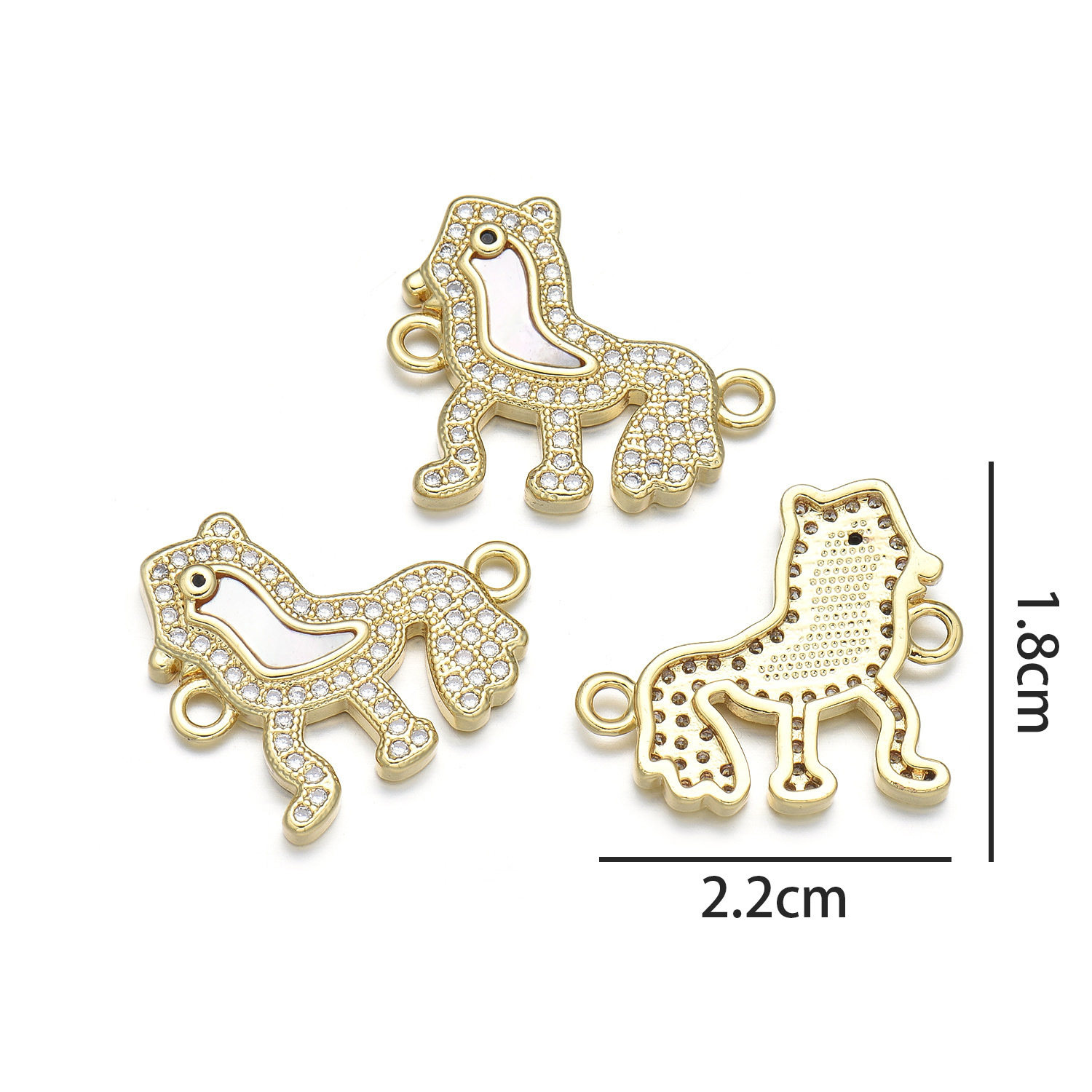 Rooster hand (natural shell)