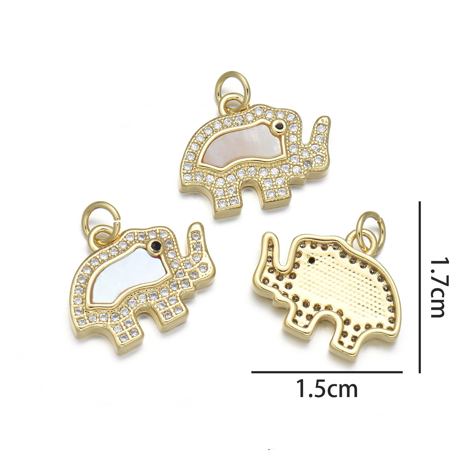 Elephant Pendant (natural shell)