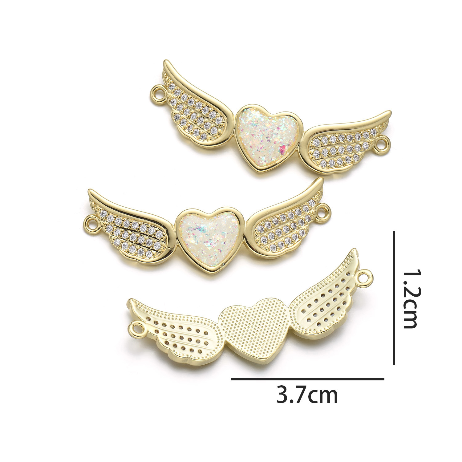 Wings Love (colorful pink opal)