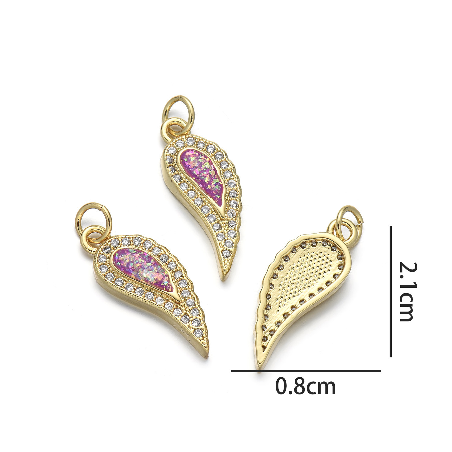 Pepper pendant (Starry Sky purple opal)