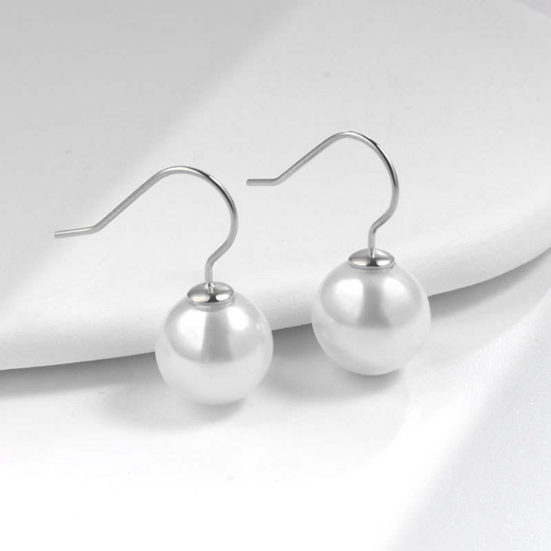 White Pearl 10mm platinum