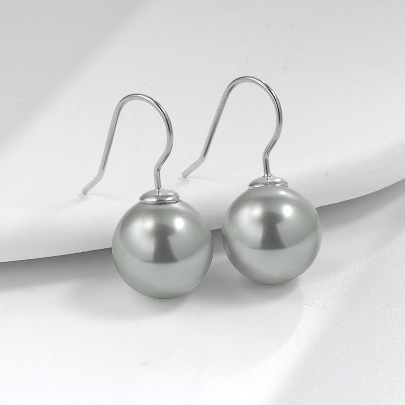 Gray Pearl 10mm platinum