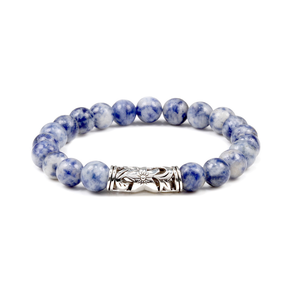 Hollow Star-White Point Blue
