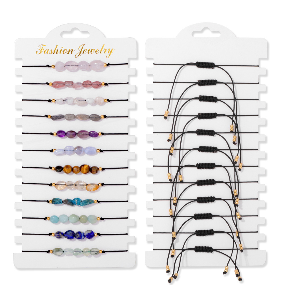 12pcs random woven bracelet