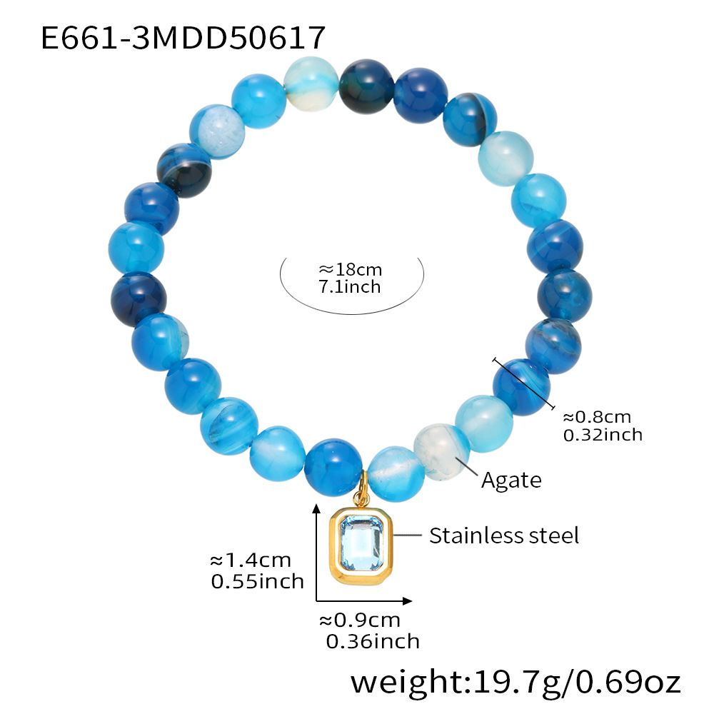 E661-blue bracelet 18cm