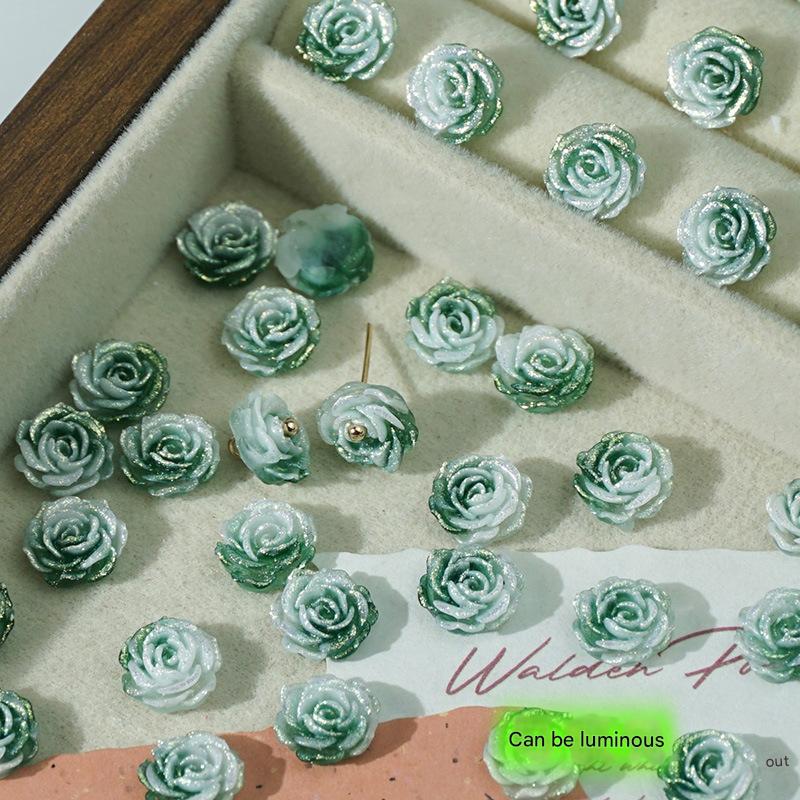 green and white