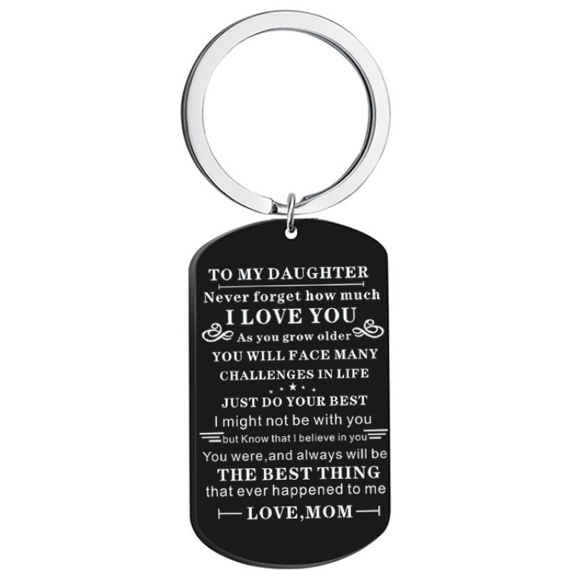 C black keychain 78mm