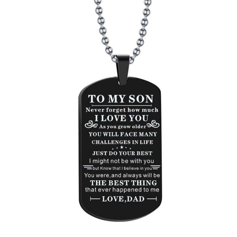 B black necklace 60cm
