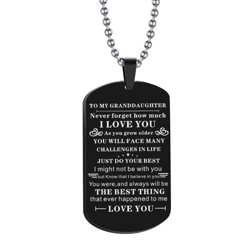 E black necklace 60cm