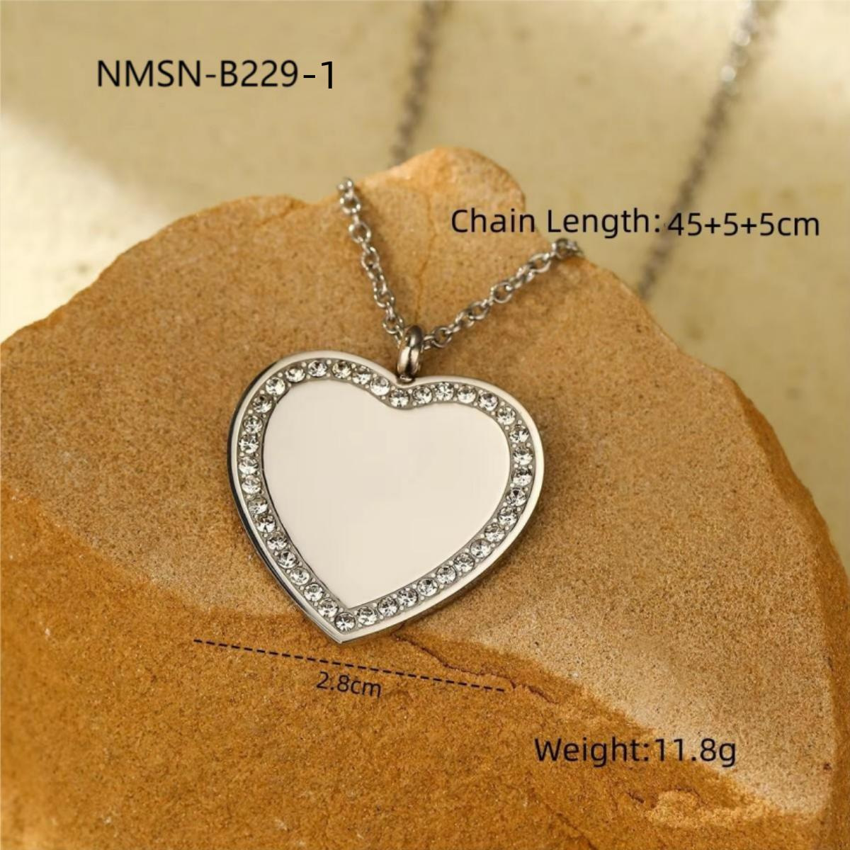 Nmsn-b229-1 love-shaped steel color
